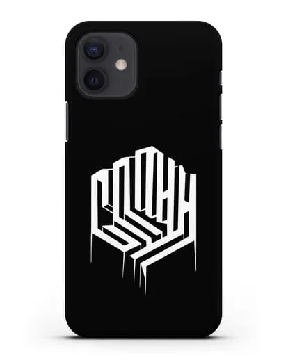 Чехол с логотипом группы Сплин силиконовый для iPhone 12