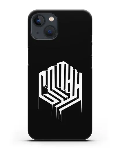 Чехол с логотипом группы Сплин силиконовый для iPhone 13
