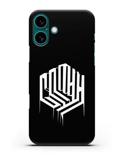 Чехол с логотипом группы Сплин силиконовый для iPhone 16 Plus