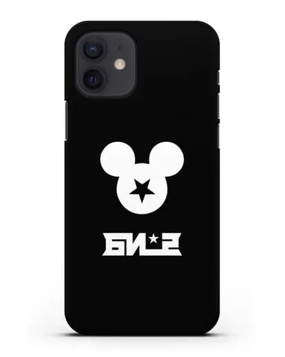 Чехол с логотипом БИ-2 силиконовый для iPhone 12