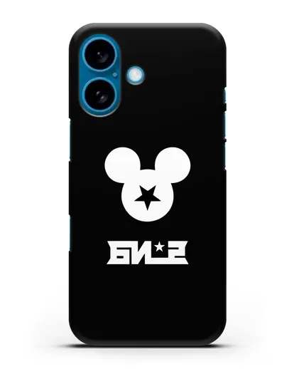 Чехол с логотипом БИ-2 силиконовый для iPhone 16