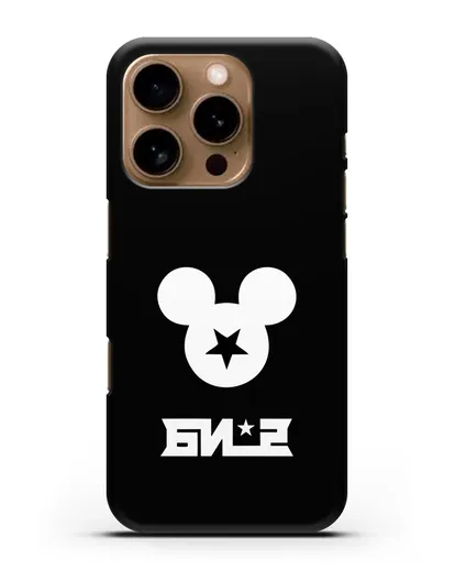 Чехол с логотипом БИ-2 силиконовый для iPhone 16 Pro