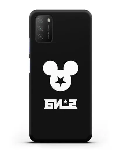 Чехол с логотипом БИ-2 силиконовый для Xiaomi Poco M3