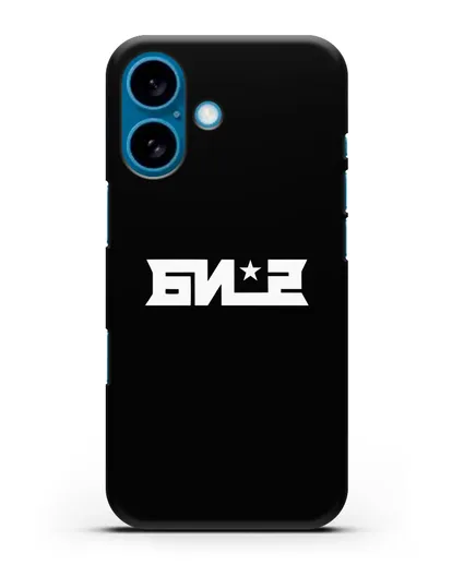 Чехол с символикой БИ-2 силиконовый для iPhone 16