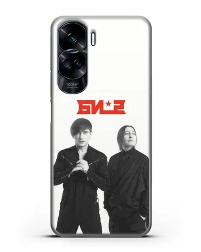 Чехол с фотографией солистов группы БИ-2 силиконовый для Honor 90 Lite