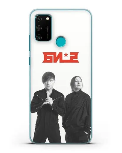 Чехол с фотографией солистов группы БИ-2 силиконовый для Honor 9A