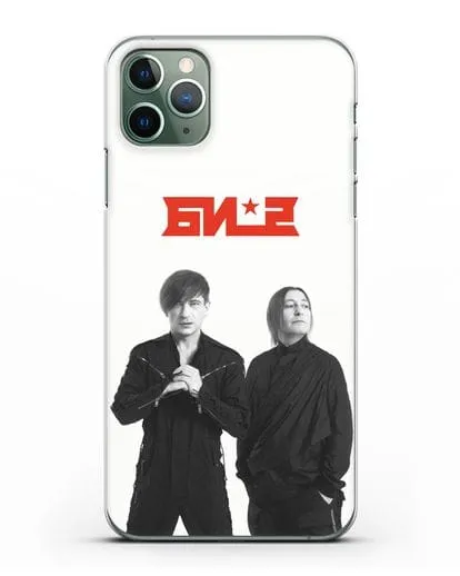 Чехол с фотографией солистов группы БИ-2 силиконовый для iPhone 11 Pro