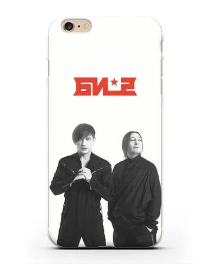 Чехол с фотографией солистов группы БИ-2 силиконовый для iPhone 6 Plus
