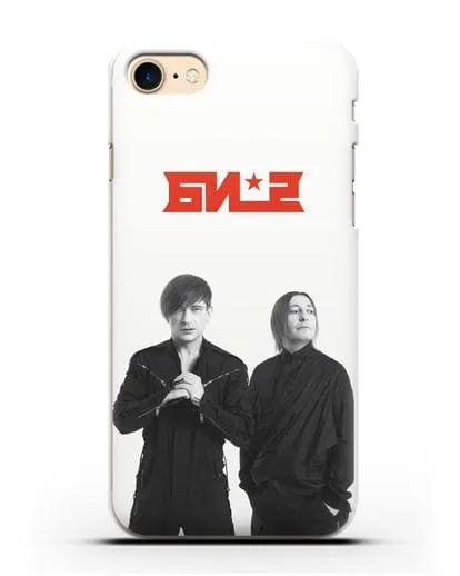 Чехол с фотографией солистов группы БИ-2 силиконовый для iPhone 7