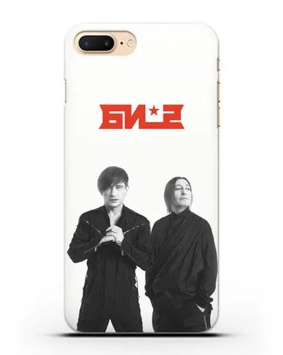 Чехол с фотографией солистов группы БИ-2 силиконовый для iPhone 8 Plus