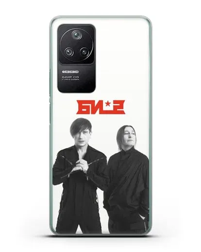 Чехол с фотографией солистов группы БИ-2 силиконовый для Xiaomi Poco F4