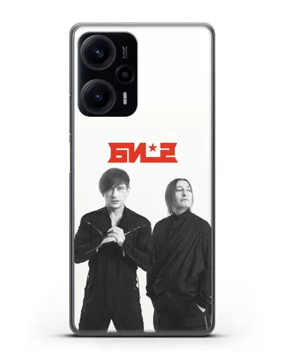 Чехол с фотографией солистов группы БИ-2 силиконовый для Xiaomi Poco F5
