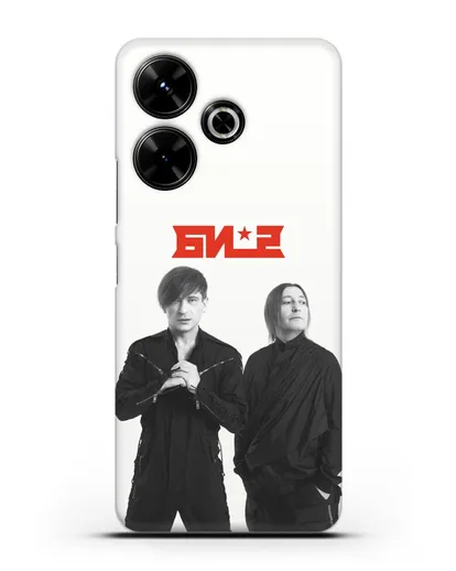 Чехол с фотографией солистов группы БИ-2 силиконовый для Xiaomi Poco M6