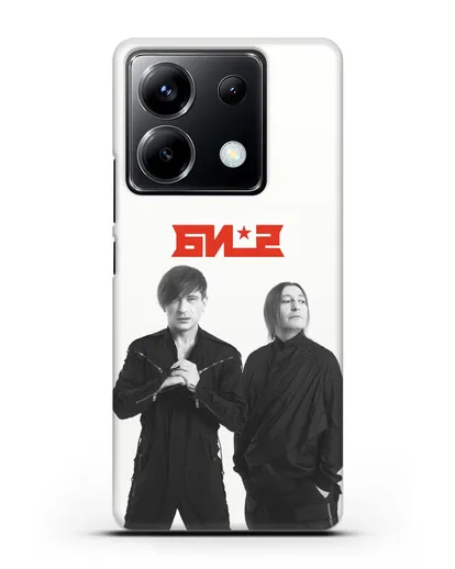 Чехол с фотографией солистов группы БИ-2 силиконовый для Xiaomi Poco X6