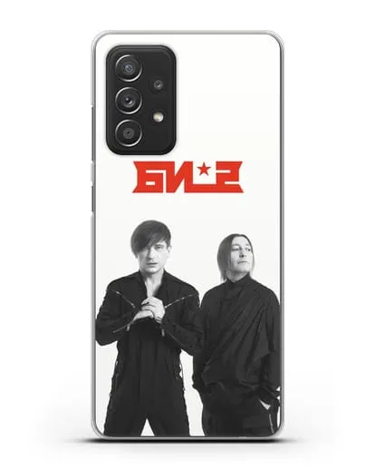Чехол с фотографией солистов группы БИ-2 силиконовый для Samsung Galaxy A53