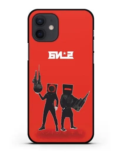 Чехол с картинкой БИ-2 силиконовый для iPhone 12