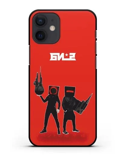 Чехол с картинкой БИ-2 силиконовый для iPhone 12 mini