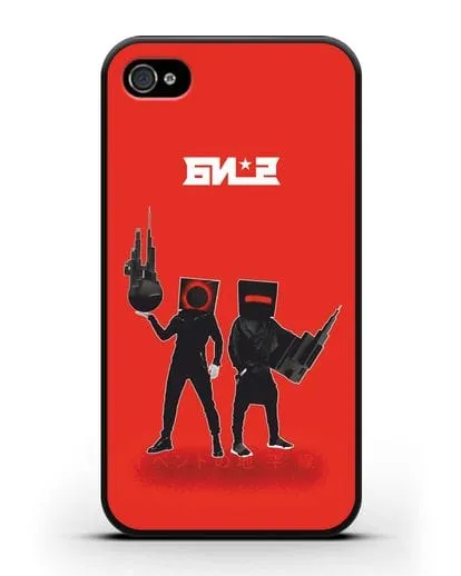 Чехол с картинкой БИ-2 силиконовый для iPhone 4/4s