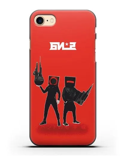 Чехол с картинкой БИ-2 силиконовый для iPhone 7