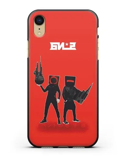 Чехол с картинкой БИ-2 силиконовый для iPhone XR