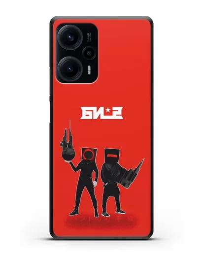 Чехол с картинкой БИ-2 силиконовый для Xiaomi Poco F5