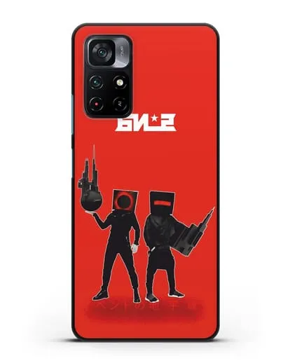 Чехол с картинкой БИ-2 силиконовый для Xiaomi Poco M4 Pro 5G