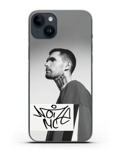 Чехол с фотографией Noize MC силиконовый для iPhone 14 Plus