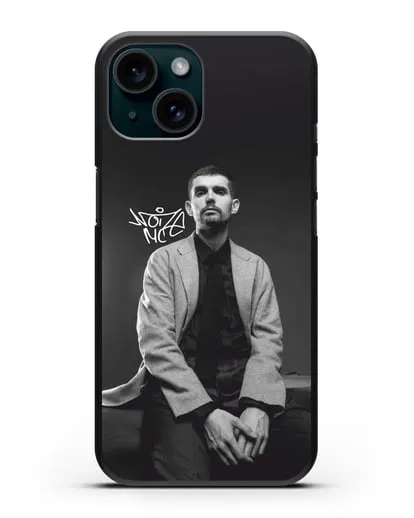 Чехол с изображением Noize MC силиконовый для iPhone 15