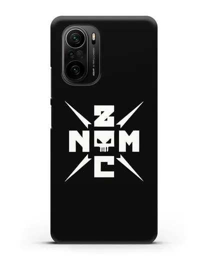Чехол с логотипом NZMC силиконовый для Xiaomi Poco F3