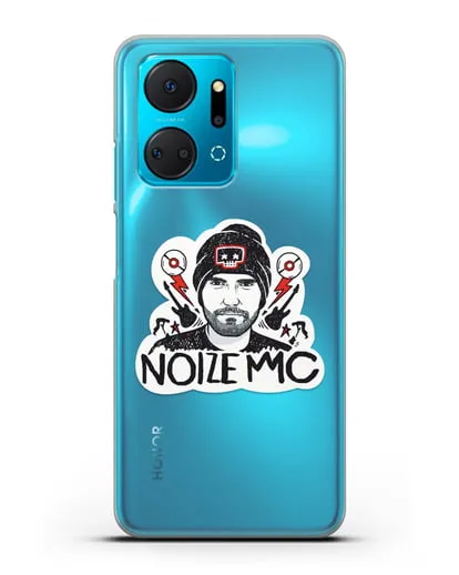 Чехол с иллюстрацией Noize MC силиконовый для Honor X7a Plus