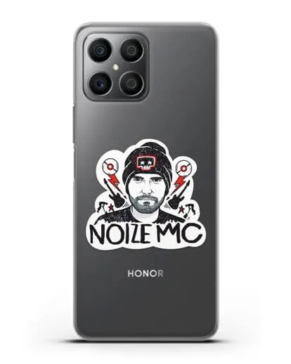 Чехол с иллюстрацией Noize MC силиконовый для Honor X8
