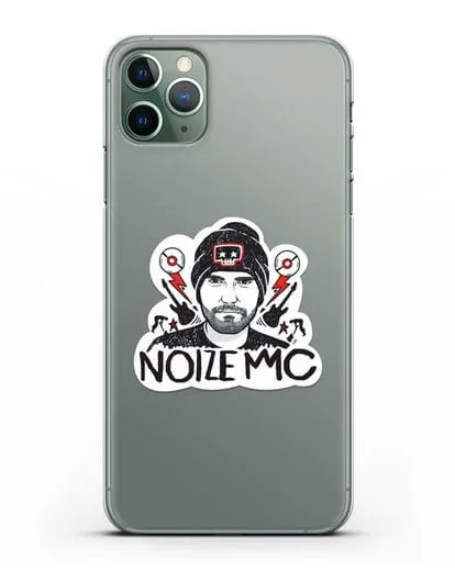 Чехол с иллюстрацией Noize MC силиконовый для iPhone 11 Pro Max