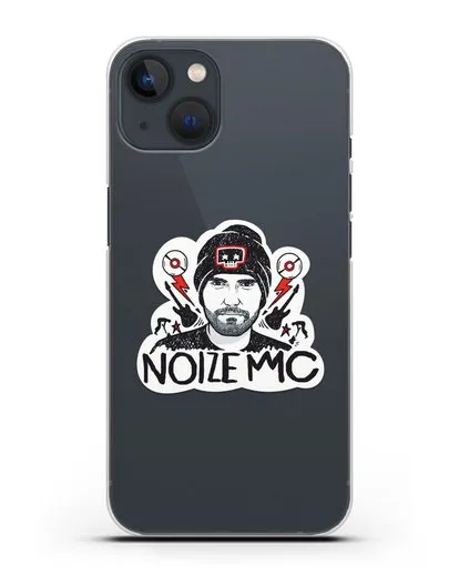 Чехол с иллюстрацией Noize MC силиконовый для iPhone 13 Mini