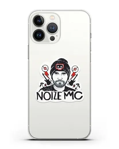 Чехол с иллюстрацией Noize MC силиконовый для iPhone 13 Pro Max