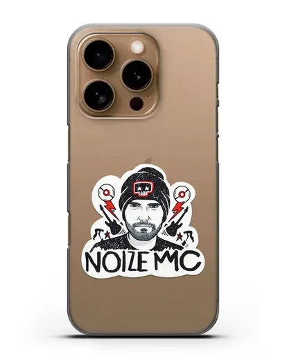 Чехол с иллюстрацией Noize MC силиконовый для iPhone 16 Pro