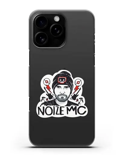 Чехол с иллюстрацией Noize MC силиконовый для iPhone 16 Pro Max