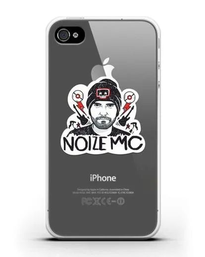 Чехол с иллюстрацией Noize MC силиконовый для iPhone 4/4s