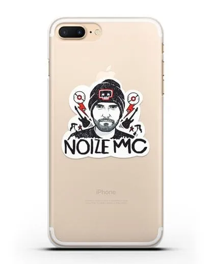 Чехол с иллюстрацией Noize MC силиконовый для iPhone 7 Plus