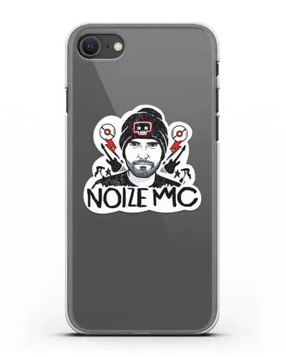 Чехол с иллюстрацией Noize MC силиконовый для iPhone SE 2020