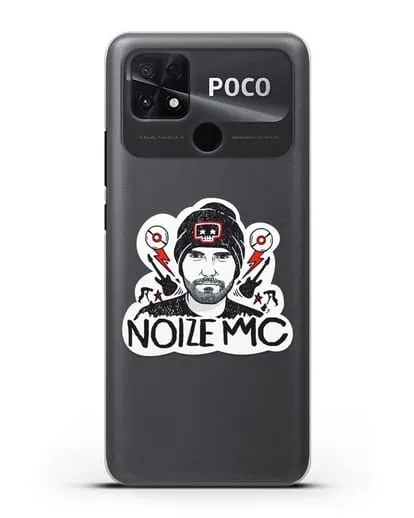 Чехол с иллюстрацией Noize MC силиконовый для Xiaomi Poco C40