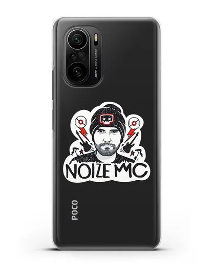 Чехол с иллюстрацией Noize MC силиконовый для Xiaomi Poco F3 Pro