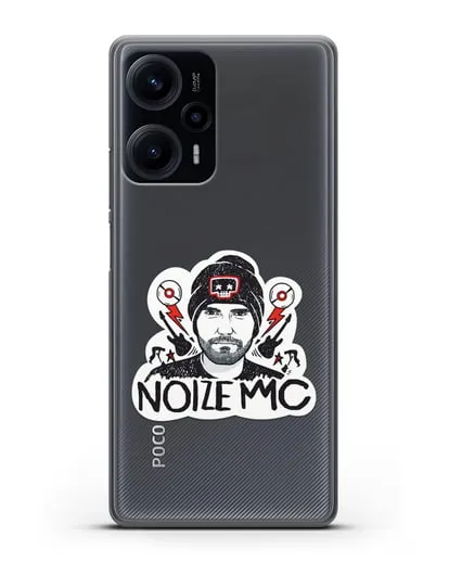 Чехол с иллюстрацией Noize MC силиконовый для Xiaomi Poco F5