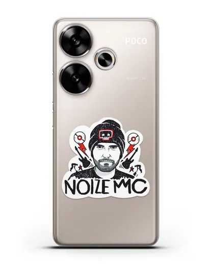 Чехол с иллюстрацией Noize MC силиконовый для Xiaomi Poco F6