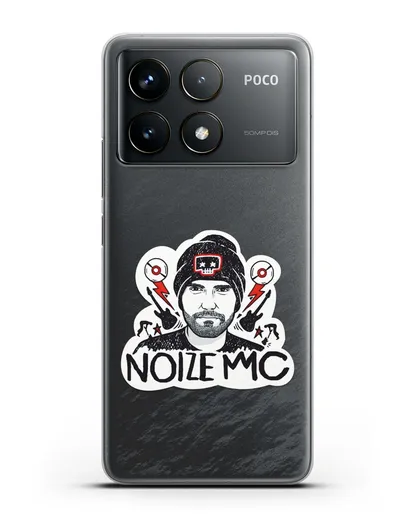 Чехол с иллюстрацией Noize MC силиконовый для Xiaomi Poco F6 Pro
