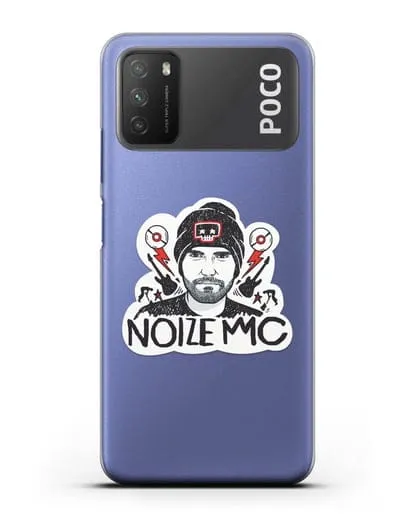Чехол с иллюстрацией Noize MC силиконовый для Xiaomi Poco M3