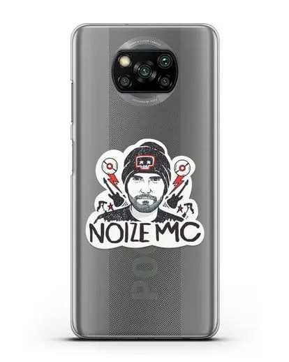 Чехол с иллюстрацией Noize MC силиконовый для Xiaomi Poco X3