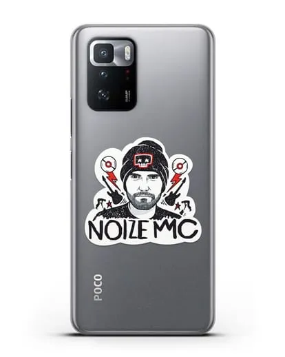 Чехол с иллюстрацией Noize MC силиконовый для Xiaomi Poco X3 GT