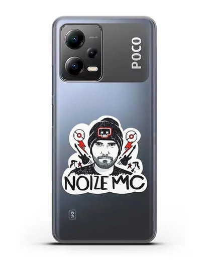 Чехол с иллюстрацией Noize MC силиконовый для Xiaomi Poco X5