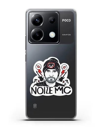 Чехол с иллюстрацией Noize MC силиконовый для Xiaomi Poco X6