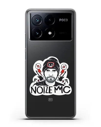 Чехол с иллюстрацией Noize MC силиконовый для Xiaomi Poco X6 Pro